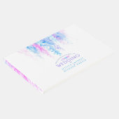 Gästebuch mit blauer Blume (Ecke)