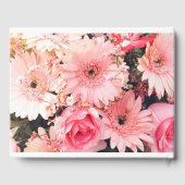 Gästebuch mit Blumen (Rückseite)