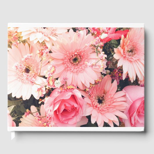 Gästebuch mit Blumen (Vorderseite)