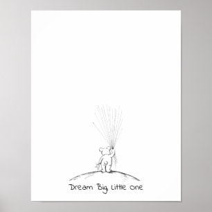 Gästebuch mit Daumenabdruck Baby Bär