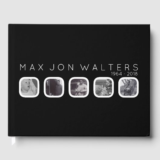 Gästebuch mit fünf Fenstern (Vorderseite)