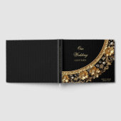 Gästebuch mit goldenem, verziertem Rahmen (Voll)