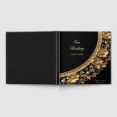 Gästebuch mit goldenem, verziertem Rahmen (Voll)