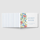 Gästebuch mit Küstenflor und Oliven (Voll)
