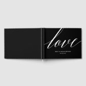 Gästebuch mit Liebe Kalligrafie (Voll)