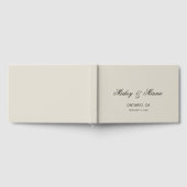 Gästebuch mit personalisiertem Textdesign (Voll)