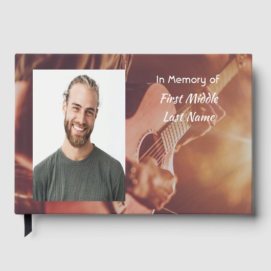 Gästebuch Musiker Gitarrenmusik (Vorderseite)