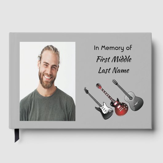 Gästebuch Musiker Gitarrenmusik (Vorderseite)