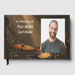 Gästebuch  Musiker Schlagzeuger Musik 