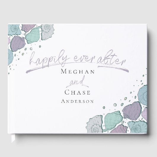 Gästebuch nach Seashells Lilac Blue (Vorderseite)