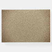 Gästebuch Navy Burgundy Floral Quinceanera (Rückseite)