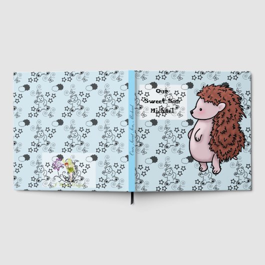 Gästebuch Niedlicher Igel Design (Voll)