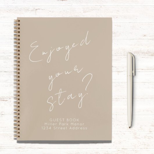 Gästebuch Notizblock