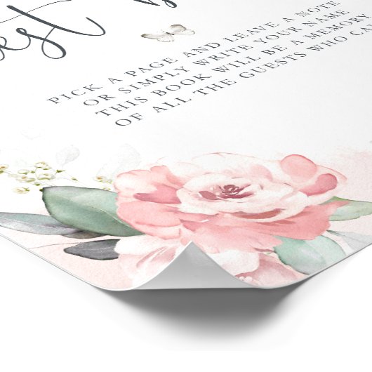 Gästebuch-Party Poster (Ecke)