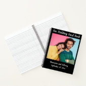 Gästebuch Personalisiert Wedding Couple Notizblock (Innenseite)