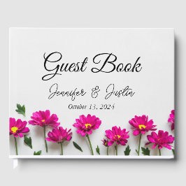 Gästebuch Pink Daisy
