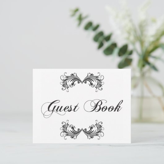 Gästebuch Postkarte (Stehend Vorderseite)