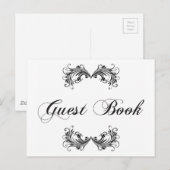 Gästebuch Postkarte (Vorne/Hinten)