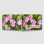 Gästebuch - Rosa blühende Kleeblätter (Voll)