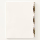 Gästebuch Schwarz-Rosa-Creme-Abschlussfeier Notizblock (Rückseite)