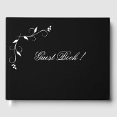 Gästebuch Schwarz/Weiß (Vorderseite)