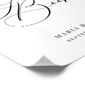 Gästebuch signieren Hochzeit Modernes Elegantes (Ecke)