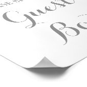 Gästebuch Signieren Pink Wasserfarbe Blume (Ecke)