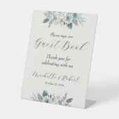 Gästebuch Sockelschild (Vorderseite)