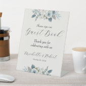 Gästebuch Sockelschild (In SItu)