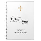 Gästebuch-Taufschrift Notizblock (Vorderseite)