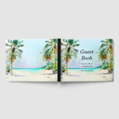 Gästebuch Tropical Beach Hochzeit in Urlaubsort (Voll)
