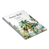 Gästebuch Tropical Beach Hochzeit in Urlaubsort Notizblock (Rechte Seite)