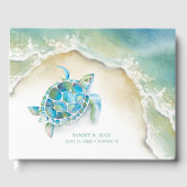 Gästebuch Tropical Ocean Wedding (Vorderseite)