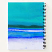 Gästebuch Urlaub Rental Beach House Ocean Blue Notizblock (Rückseite)