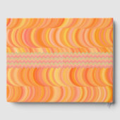 Gästebuch - Warme Orange Kurven (Rückseite)