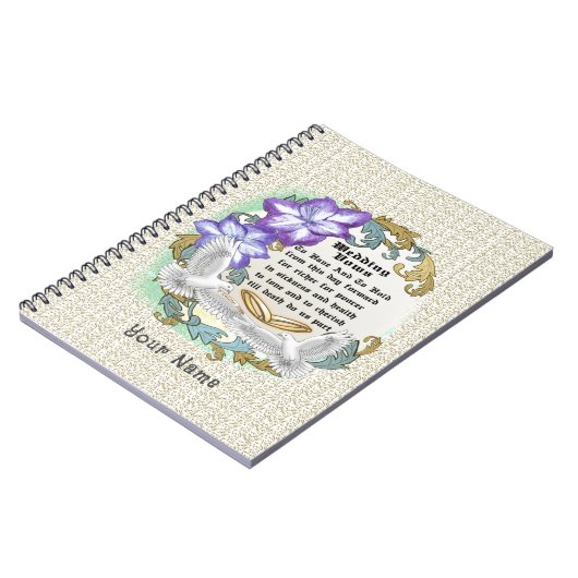 Gästebuch Wedding Vows Notizblock (Linke Seite)