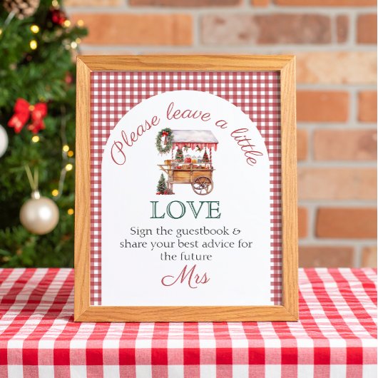 Gästebuch Weihnachtsmarkt Brautparty