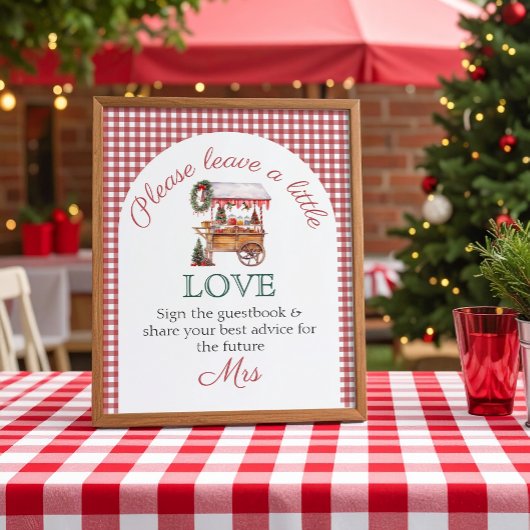 Gästebuch Weihnachtsmarkt Brautparty