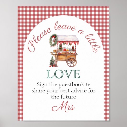 Gästebuch Weihnachtsmarkt Brautparty (Vorne)