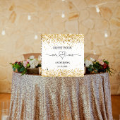 Gästebuch weißes Gold mr mrs Herz Hochzeit Notizblock