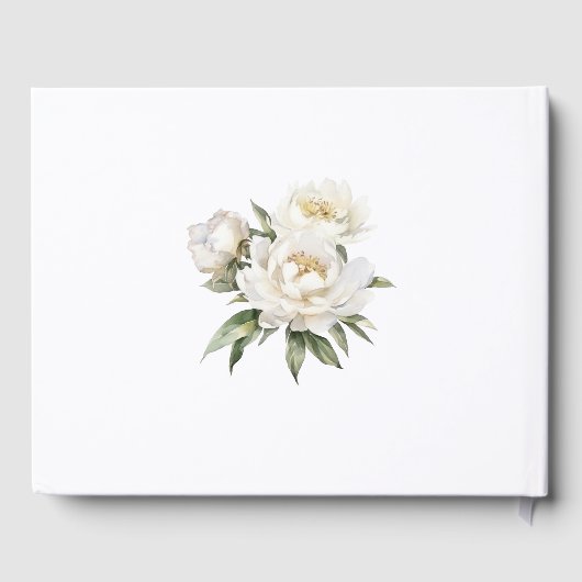 Gästebuch White Peony (Rückseite)