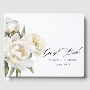 Gästebuch White Peony