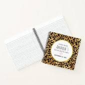 Gästebuch Wild & Exotic Leopard Print Muster Notizblock (Innenseite)
