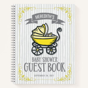 Gästebuch "Yellow-Themed Baby Shower" Notizblock