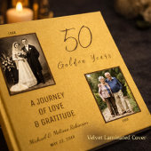 Gästebuch zum 50. Jubiläum – Gold