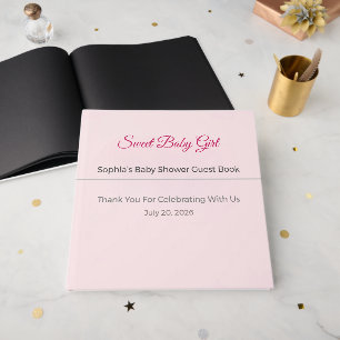 Gästebuch zur Babyparty Elegantes Erinnerungsstü