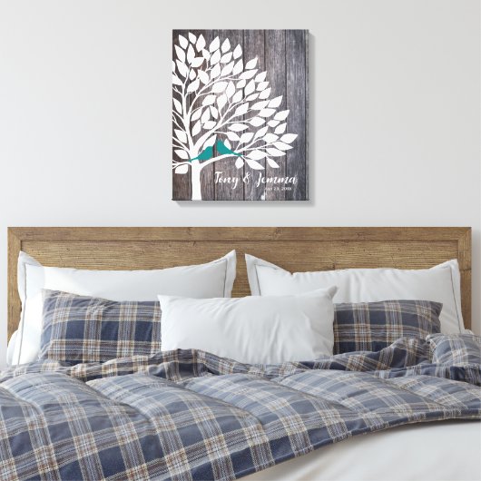 Gästebuchalternative Leinwand (Insitu (Schlafzimmer))