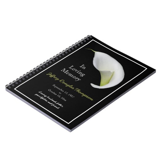 Gästebuchbuch - Lily Notizblock (Linke Seite)