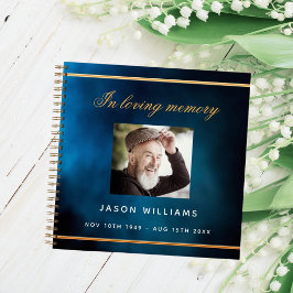 Gästebuchdenkmal Beerdigung Blau Himmel Foto Notizblock