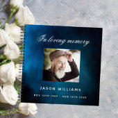 Gästebuchdenkmal Beerdigung Blau Himmel Foto Notizblock